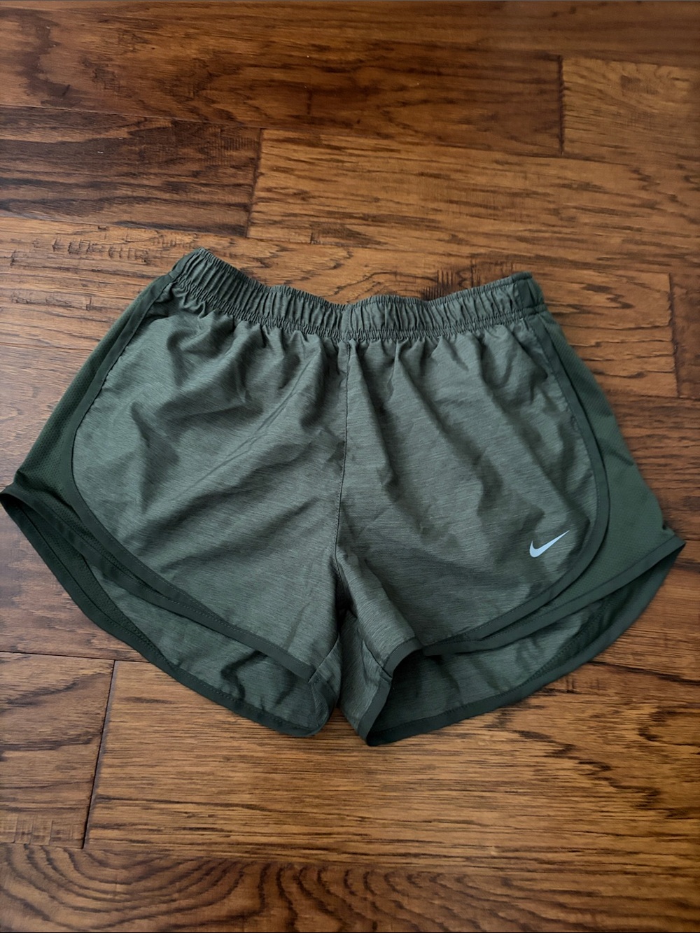 Nike Olive Green Women’s Athletic Running Shorts